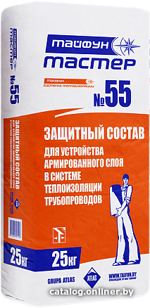 

Специальная быстросохнущая Тайфун Мастер №55 (25 кг)