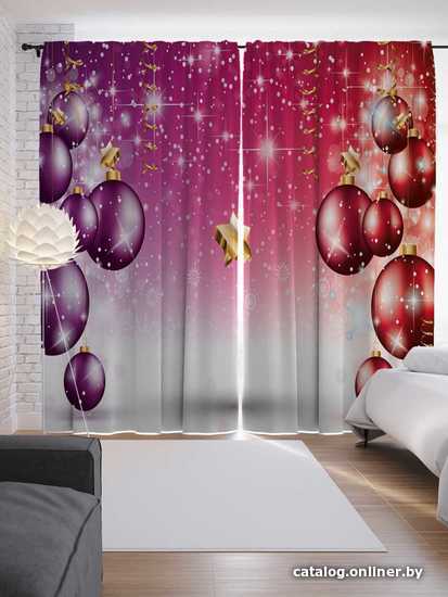 

Комплект штор JoyArty Блестящие шары 1.45x2.65 м p_21470_145x265 (2 шт)