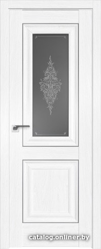 

Межкомнатная дверь ProfilDoors 28X 80x200 (пекан белый/стекло кристалл графит)