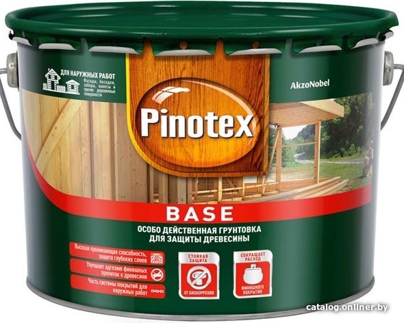 

Алкидная грунтовка Pinotex Base 5270881 (9 л)