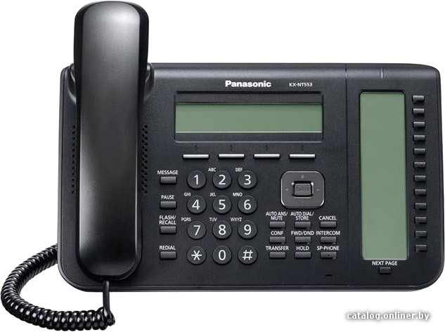 

Телефонный аппарат Panasonic KX-NT553RU-B