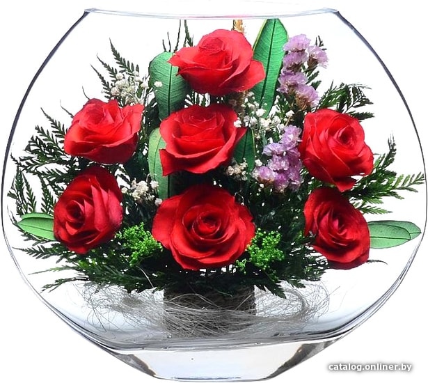 

Цветы, букеты Natural Flower Products Композиция из красных роз LTY-01
