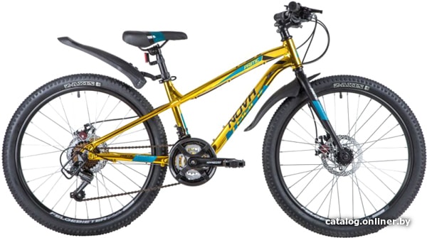 

Велосипед Novatrack Prime D 24 р.13 2020 (золотистый)