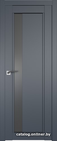 

Межкомнатная дверь ProfilDoors 2.71U R 60x200 (антрацит/стекло графит)