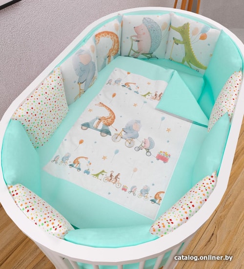 

Постельное белье Amarobaby Happy Circus AB213017HC/19 (голубой)