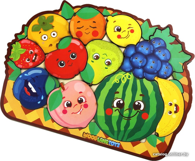 

Мозаика/пазл WoodLand Toys Фруктики 137110