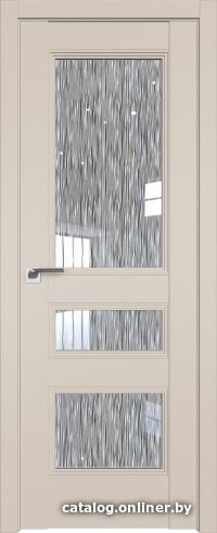 

Межкомнатная дверь ProfilDoors 69U 70x200 (санд, стекло дождь белый)