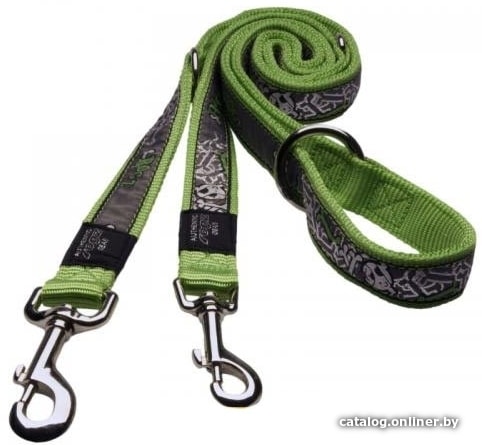 

Поводок Rogz Fancy Dress Multi RHLM02BL (Lime Bone)