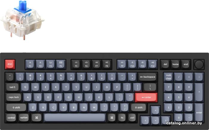 

Клавиатура Keychron Q5 RGB Q5-M2-RU (Gateron G Pro Blue)