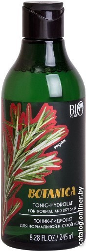 

Bio World Тоник для лица Botanica для нормальной и сухой кожи (245 мл)