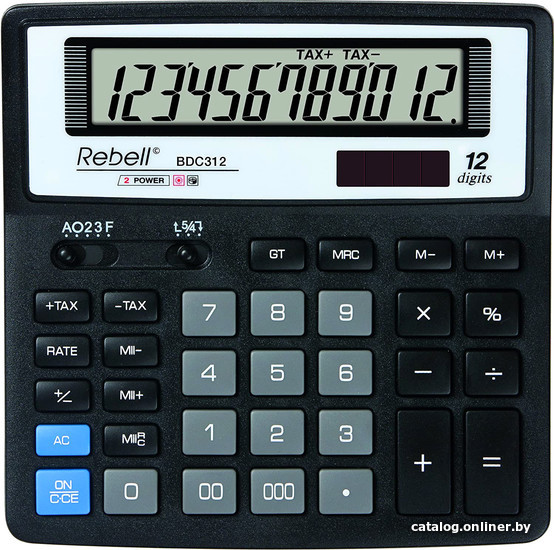 

Бухгалтерский калькулятор Rebell RE-BDC312