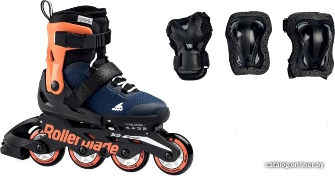 

Роликовые коньки Rollerblade Microblade Combo (р. 28-32, темно-синий/оранжевый)