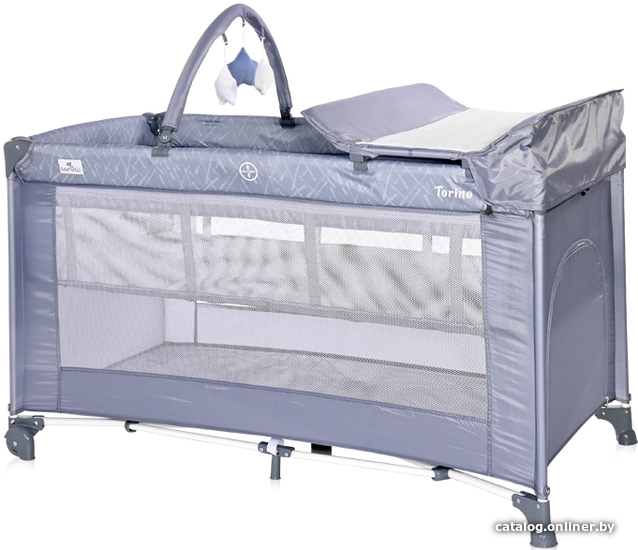 

Манеж-кровать Lorelli Torino 2 Plus (silver blue)