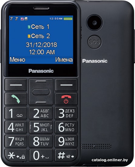 

Кнопочный телефон Panasonic KX-TU150RU (черный)