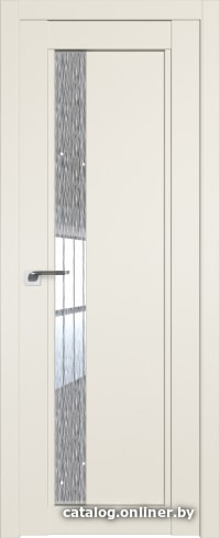 

Межкомнатная дверь ProfilDoors 2.71U 80x200 (магнолия сатинат/стекло дождь белый)