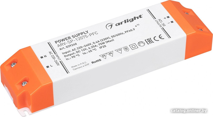 

Блок питания Arlight ARV-SP-12075-PFC 039240