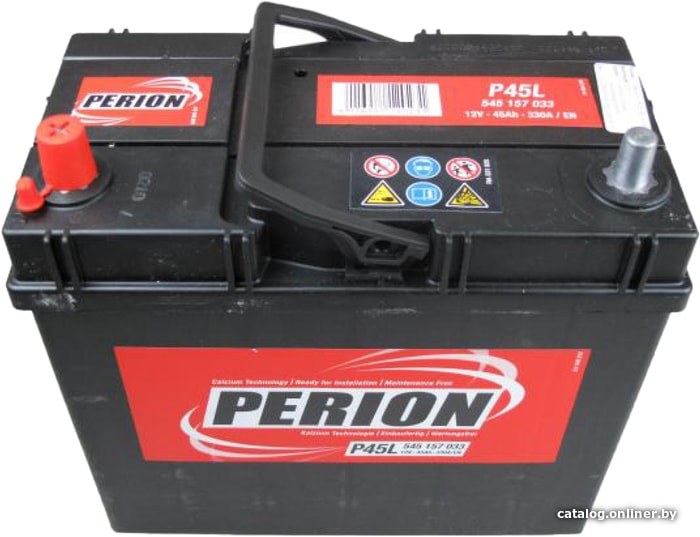 

Автомобильный аккумулятор Perion P45L (45 А·ч)