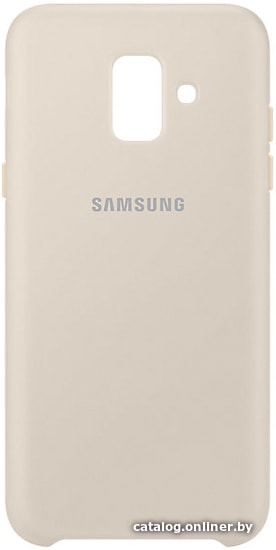 

Чехол для телефона Samsung Dual Layer Cover для Samsung Galaxy A6 (золотистый)