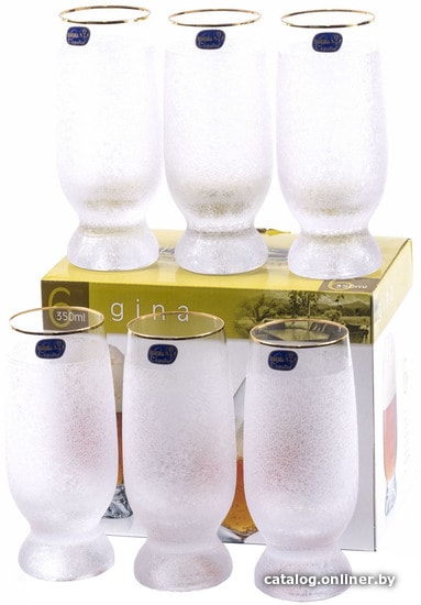 

Набор бокалов для пива Bohemia Crystal Gina 40159/M8654/350