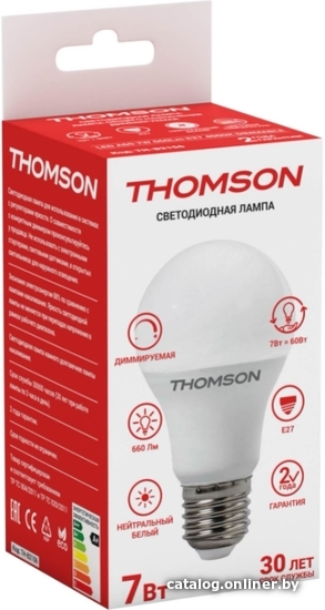 

Светодиодная лампочка Thomson Led A60 TH-B2156