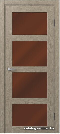 

Межкомнатная дверь MDF-Techno Dominica 124 70x200 (дуб капучино, стекло лакобель коричневый)