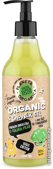 

Planeta Organica Гель для душа Skin Super Food 100% Detox 500 мл