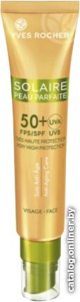 

Крем солнцезащитный Yves Rocher Солнцезащитный антивозрастной крем для лица SPF 30 40 мл