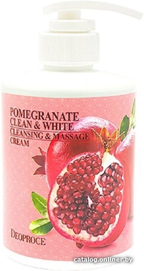 

Deoproce Крем для лица Clean&white Cleansing Massage Cream Pomegranate 430 мл