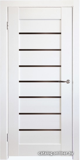 

Межкомнатная дверь IstokDoors Горизонталь-6 ДЧ 70x200 (ясень белый/стекло бронза)