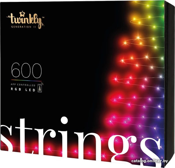 

Новогодняя гирлянда Twinkly Strings 600 LEDs Multicolor