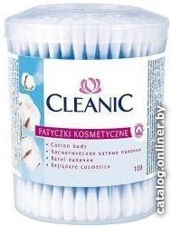 

Ватные палочки Cleanic в круглой банке (100 шт)