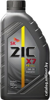 

Моторное масло ZIC X7 FE 0W-30 1л