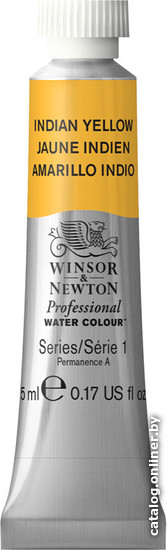 

Акварельные краски Winsor & Newton Professional 102319 (5 мл, индийский желтый)