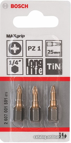 

Набор бит Bosch 2607001591 (3 предмета)