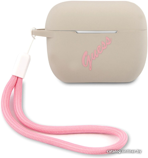 

Чехол CG Mobile Guess для AirPods Pro GUACAPLSVSGP (серый/розовый)