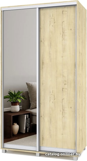 

Шкаф-купе Modern Роланд 1200 (600) (ирландский дуб/зеркало)