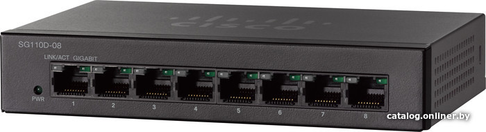

Неуправляемый коммутатор Cisco SG110D-08