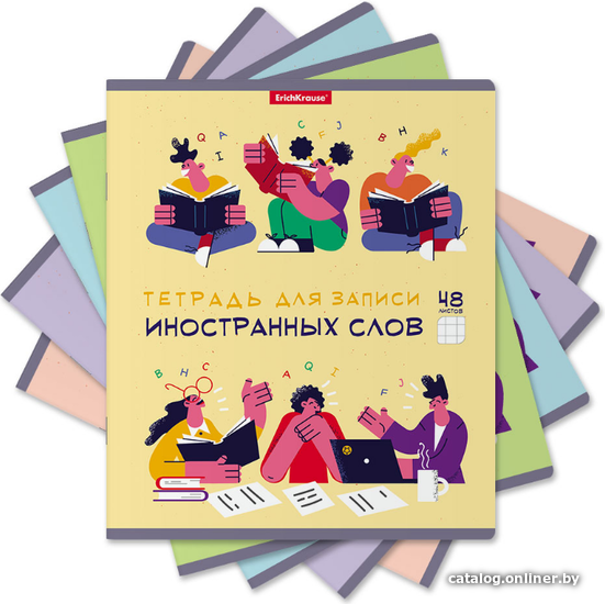 

Тетрадь предметная Erich Krause Conversation. Для записи иностранных слов 58540 (48 л)