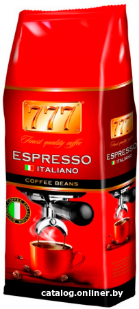 

Кофе 777 Espresso Italiano зерновой 1000 г