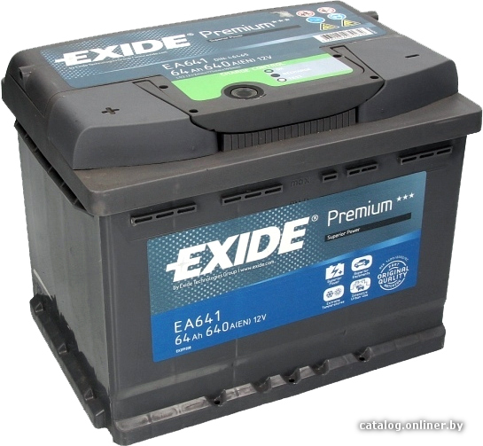 

Автомобильный аккумулятор Exide Premium EA641 (64 А·ч)