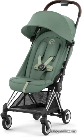 

Коляска прогулочная «книга» Cybex Coya (leaf green/chrome frame)