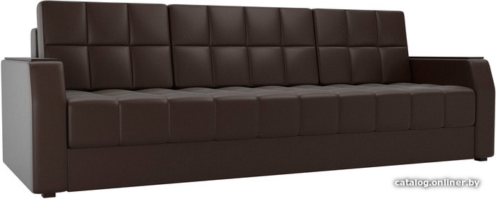 

Диван Лига диванов Атлантида Б/С 102259 (экокожа, коричневый)