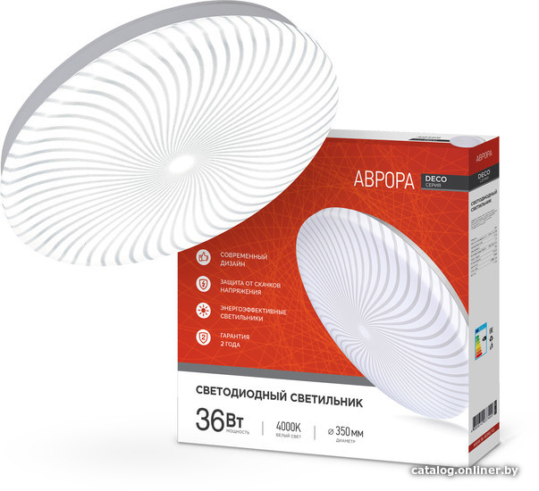

Светильник-тарелка In Home Deco Аврора 4690612037400