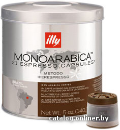 

Кофе в капсулах ILLY Monoarabica Brazil iperEspresso в капсулах 21 шт