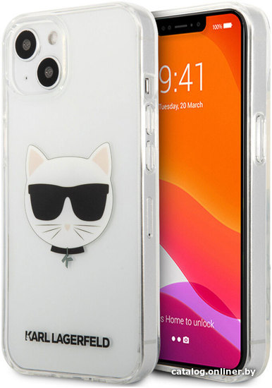 

Чехол для телефона CG Mobile Karl Lagerfeld для iPhone 13 mini KLHCP13SCTR