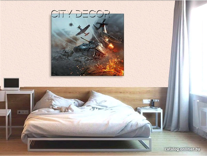 

Модульная картина Citydecor Танки 2.60 60x70 см