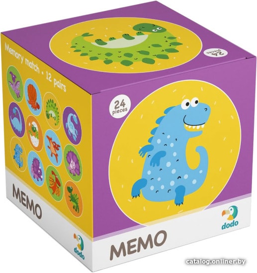 

Развивающая игра Dodo Мемо Динозаврики R300142