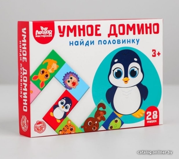 

Головоломка Лесная мастерская Умное домино. Найди половинку 4276149