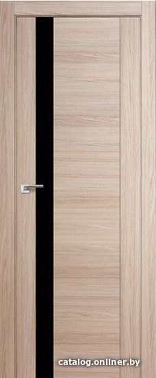 

Межкомнатная дверь ProfilDoors 62Х 60x200 (капучино мелинга/стекло черный лак)