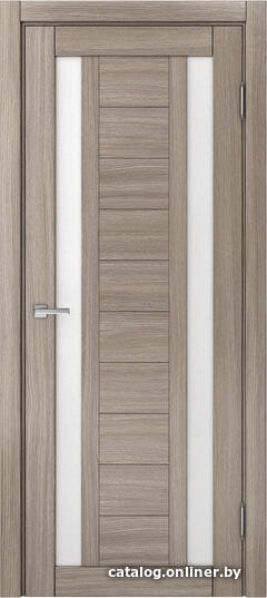 

Межкомнатная дверь MDF-Techno Dominica 400 70x200 (дуб дымчатый, стекло лакобель белый)